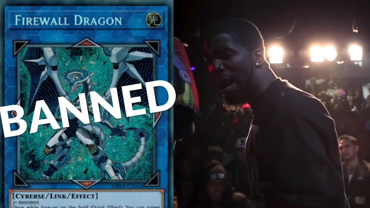 Okay, so they banned Firewall Dragon… 