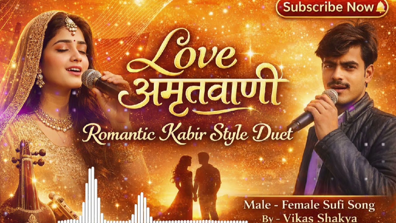 Love अमृतवाणी ❤️ | Romantic Kabir Style Duet 2026| Male Female Sufi Song| Vikas Shakya#LoveAmritvani