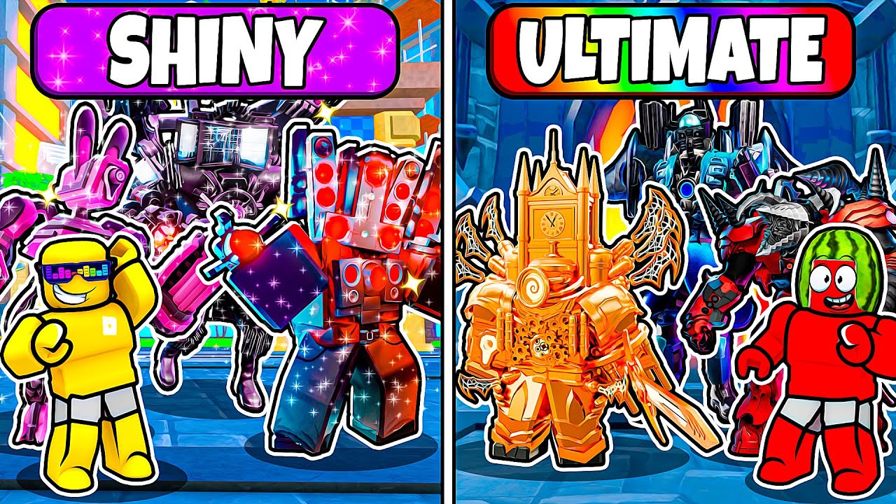 ULTIMATES vs SHINY In Toilet Tower Defense