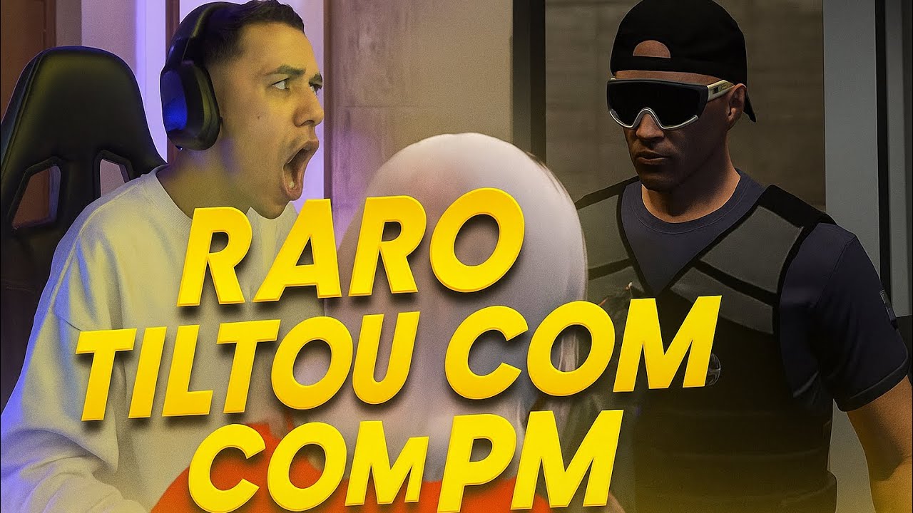 RARO FICOU MUITO BR4VO COM O PM QUE ALG3MOU ELE COM A MIRA NA CARA