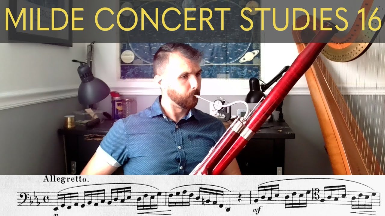Milde Concert Studies for Bassoon no 16
