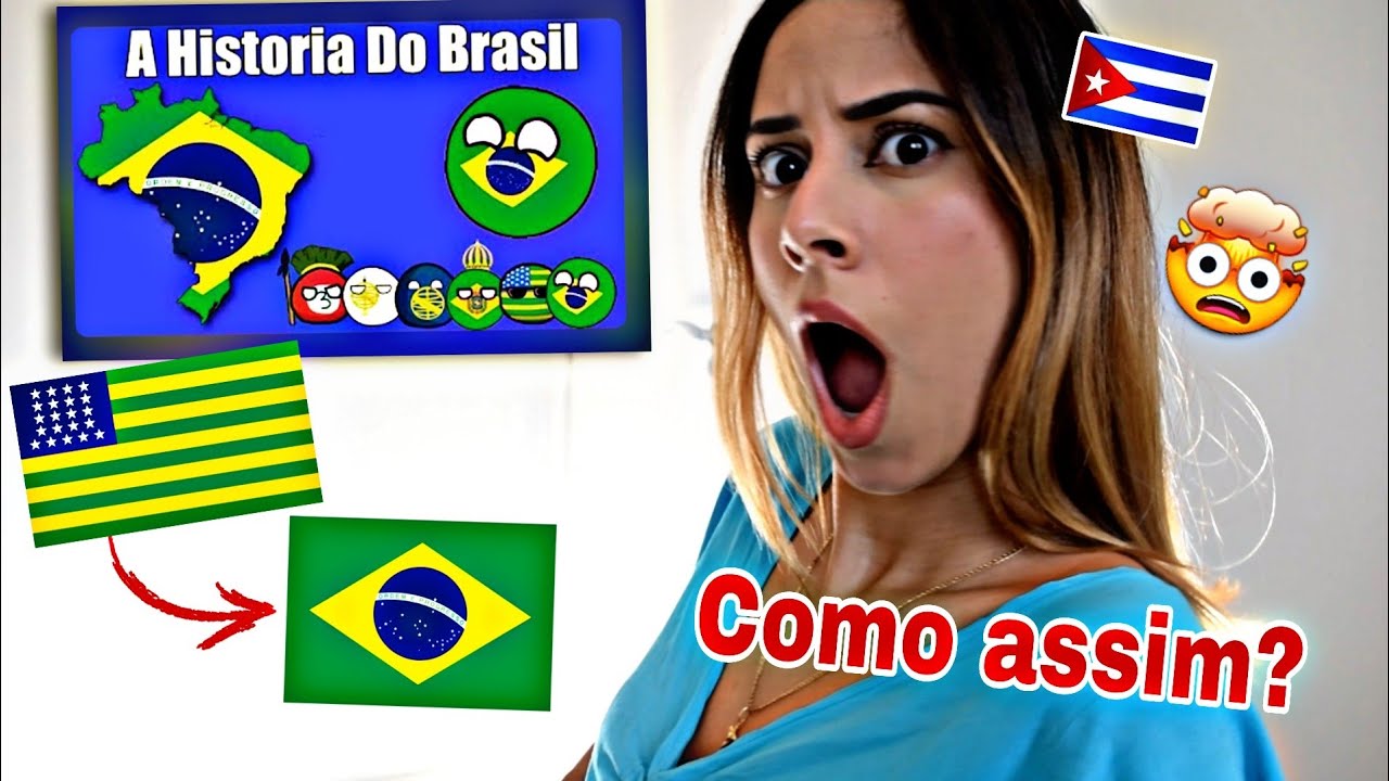REAGINDO A HISTORIA DO BRASIL. EU CUBANA🇨🇺
