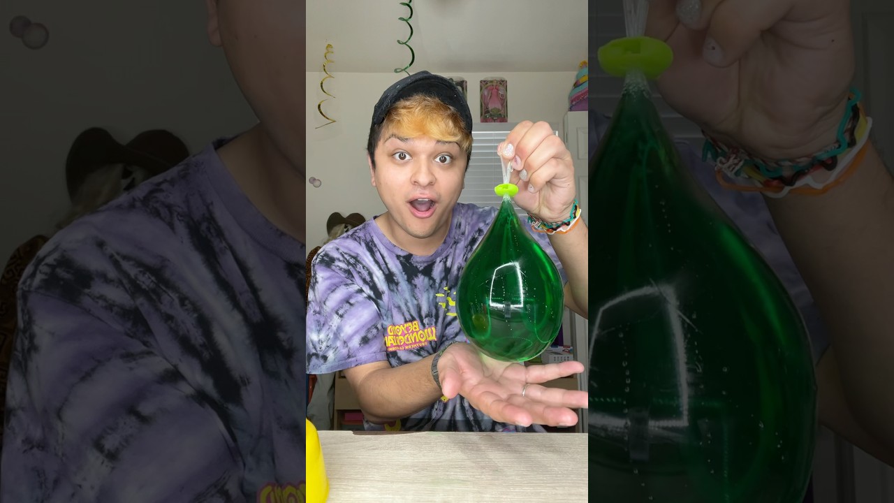 making a jello stress ball! 🪼🎈 
