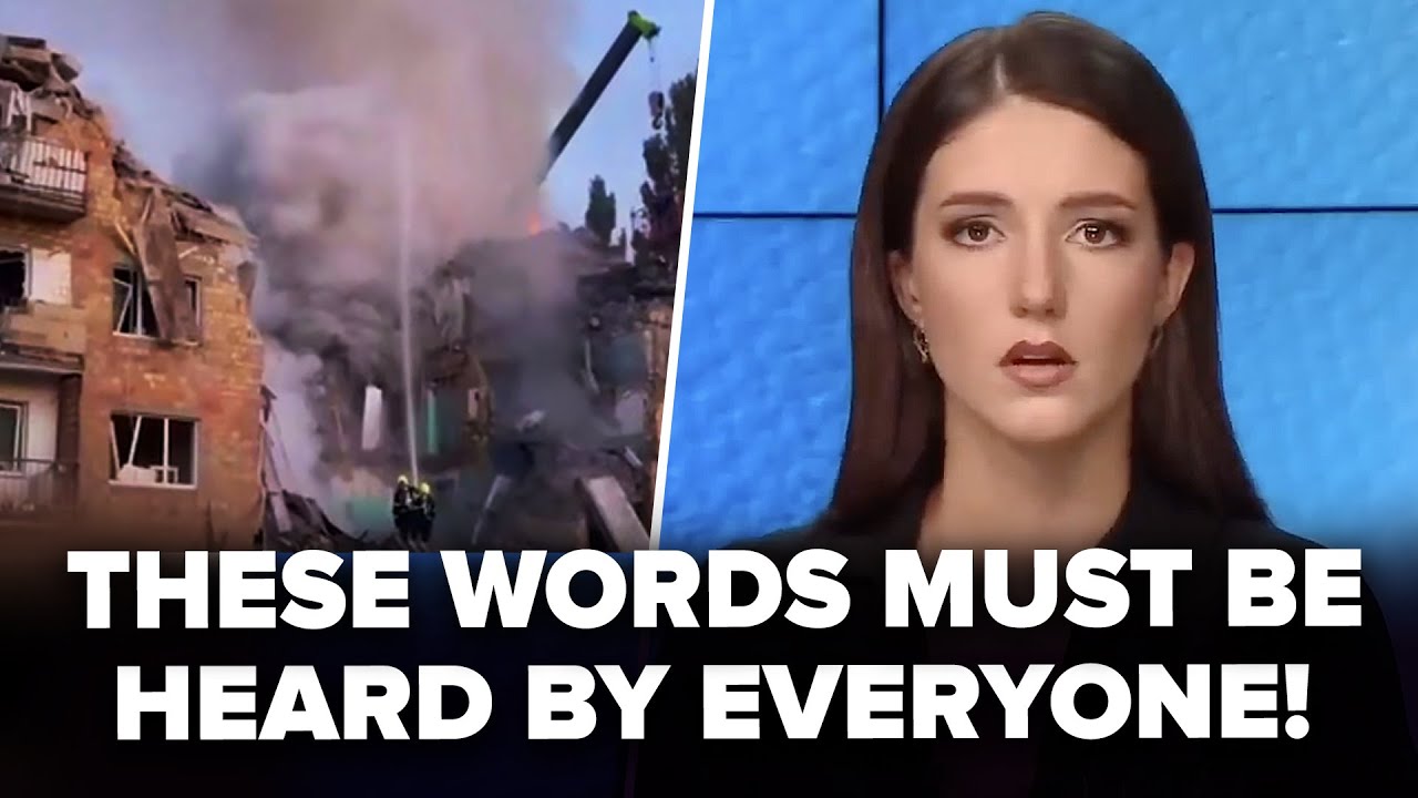 ⚡️Ukrainian host COULD NOT hold back emotions over the TRAGEDY in Kyiv! FOOTAGE that brings tears
