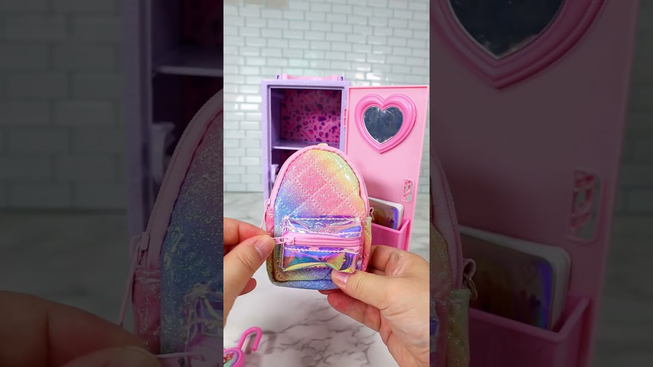 Satisfying with Unboxing & Review Miniature School Locker Set Toys Kitchen Video | ASMR Videos