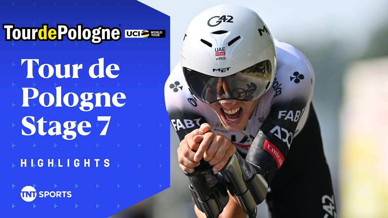 POWERFUL TIME TRIAL! ⏱️ | Men's 2025 Tour de Pologne Stage 7 Highlights | TNT Sports Cycling