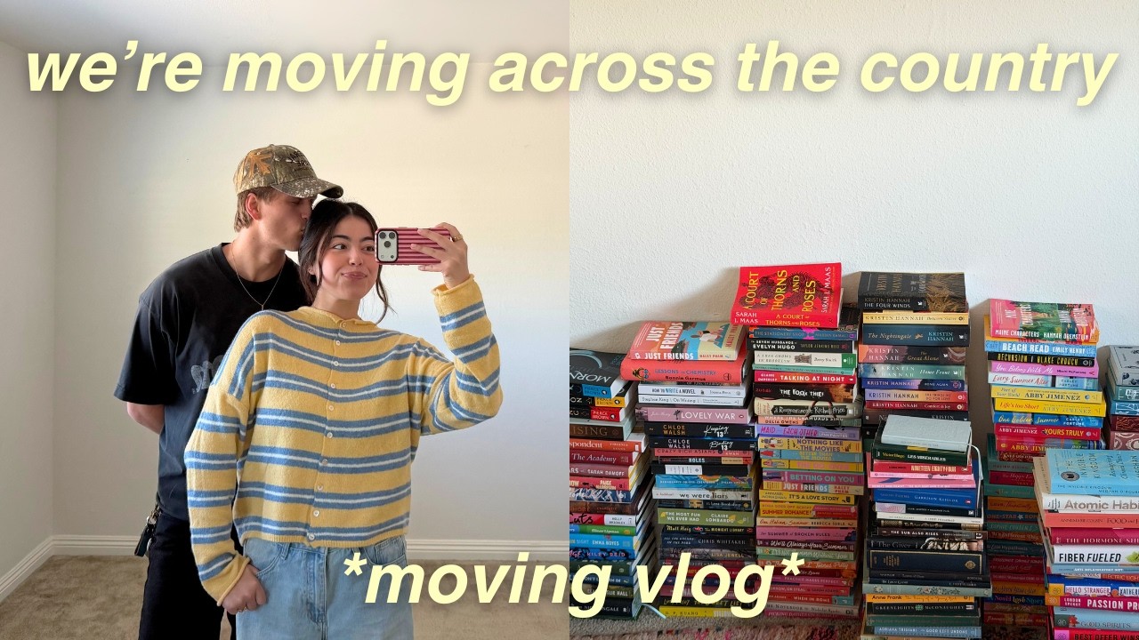 we're moving! 🏡📦 apartment tour, dehauling books, & packing!