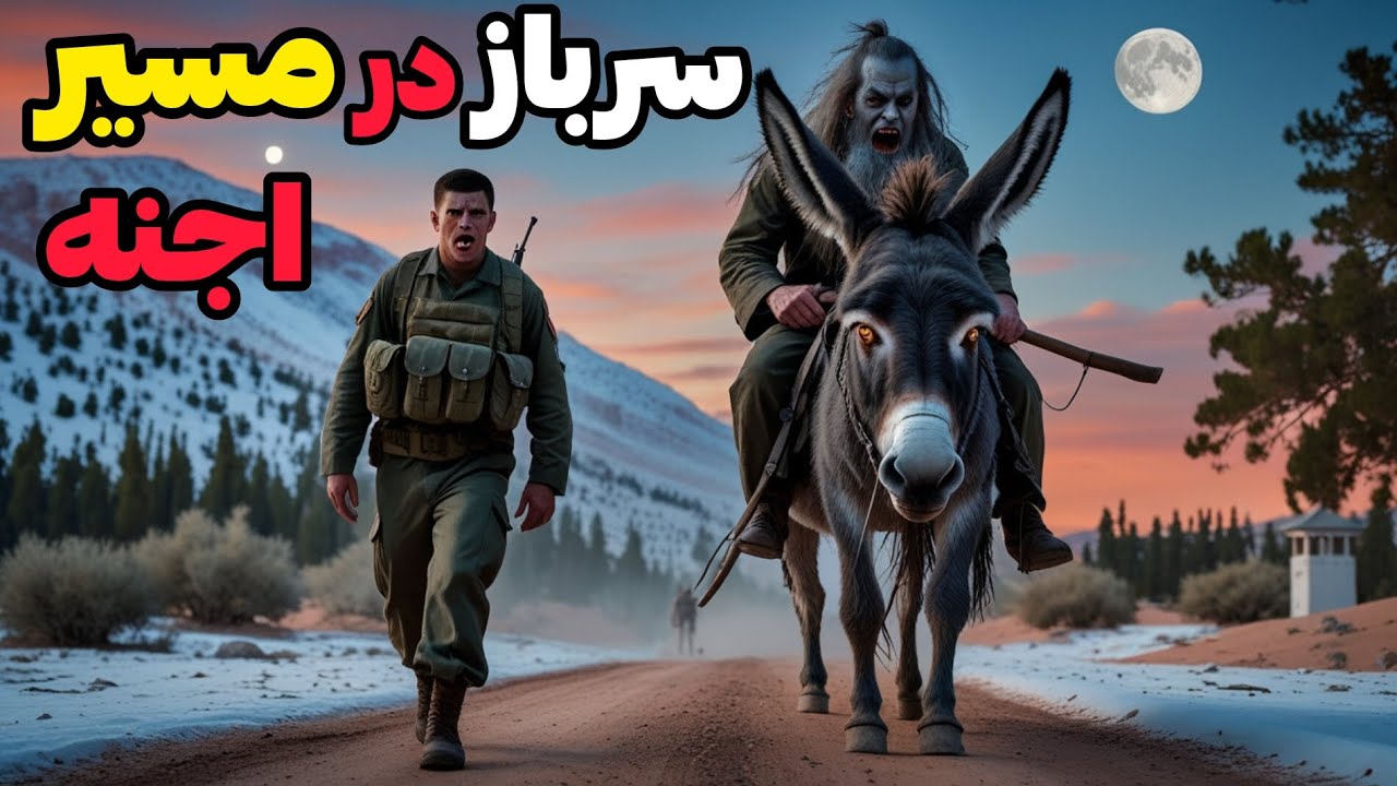 داستان ترسناک سرباز در مسیر اجنه: عاقبت تمسخر و ورود به روستای اجنه