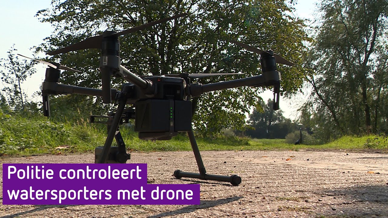 Politie controleert watersporters met drone, maar mag dat wel?