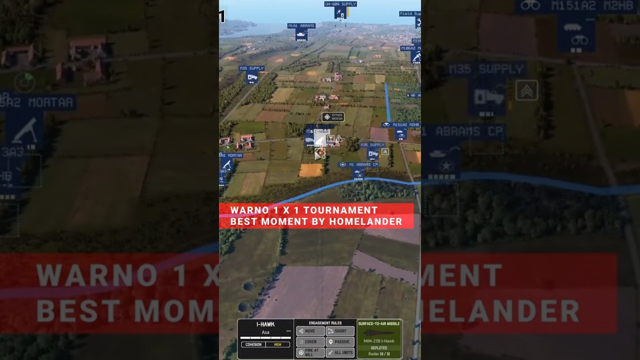 WARNO - BEST MOMENT OF TOURNEY #shorts #warno #warno #wargame #games #gaming #highlights #coldwar