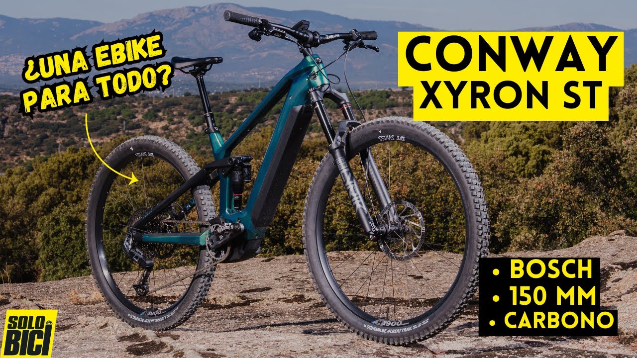 PRUEBA: Conway Xyron ST. Una ebike de carbono, máxima potencia y precio contenido