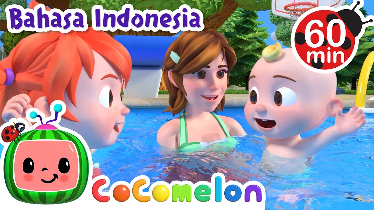 Aku Suka Berenang | CoComelon Bahasa Indonesia - Lagu Anak Anak | Nursery Rhymes