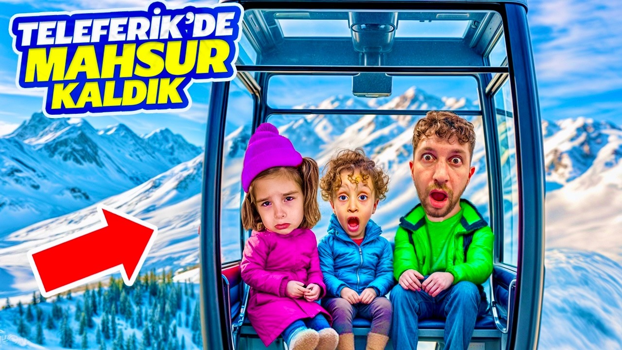 TELEFERİKTE MAHSUR KALDIK !! KUZEY ELİF NE YAPACAKSINIZ ??