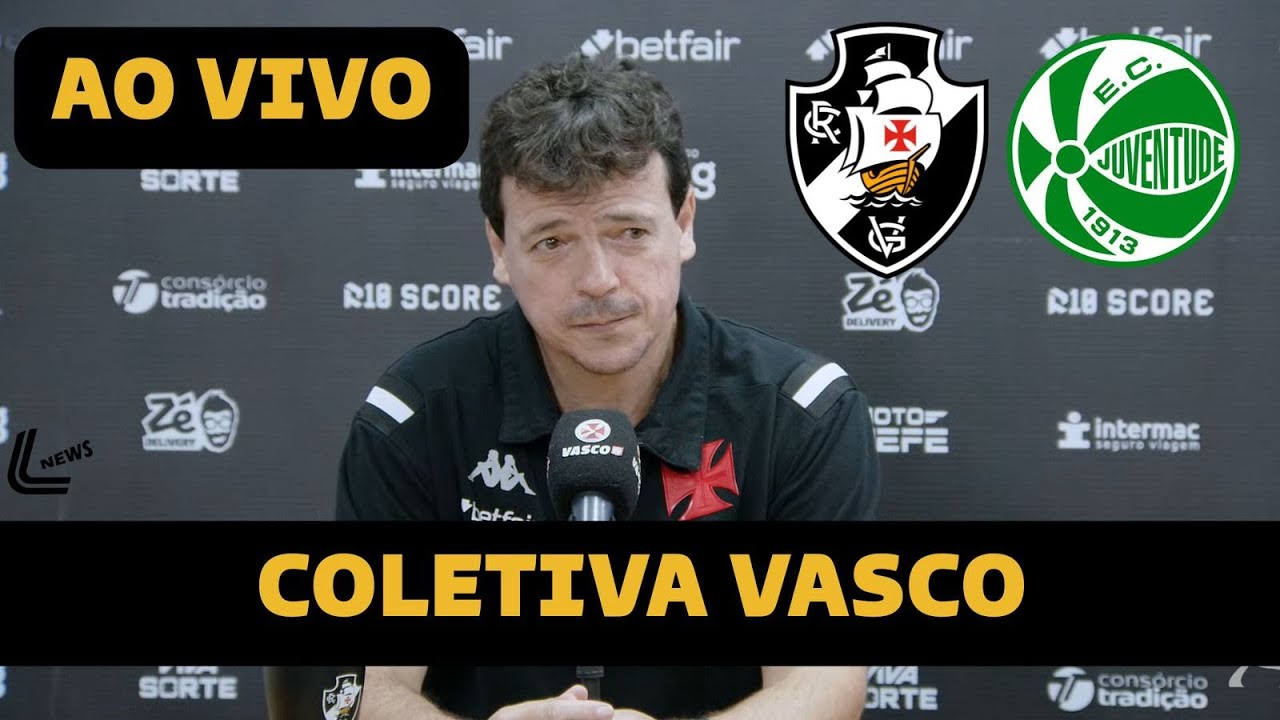 COLETIVA FERNANDO DINIZ AO VIVO - VASCO X JUVENTUDE DIRETO DE SÃO JANUÁRIO