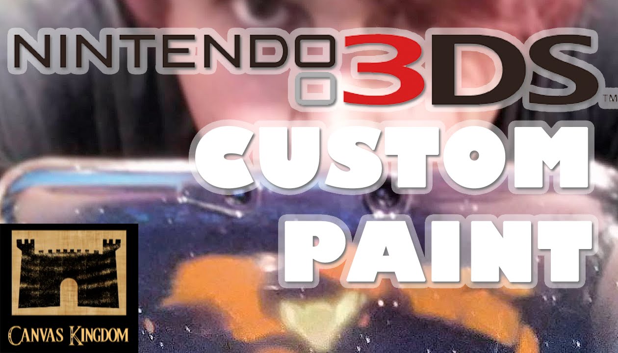 Custom Painted 3DS! (First attempt) -- C.K.Craft