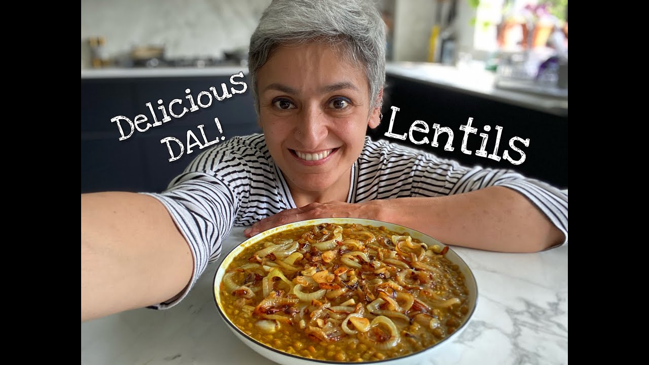 Brown lentils with jaggery & onion garlic tempering | VEGAN DAL | How to cook dal | Food with Chetna