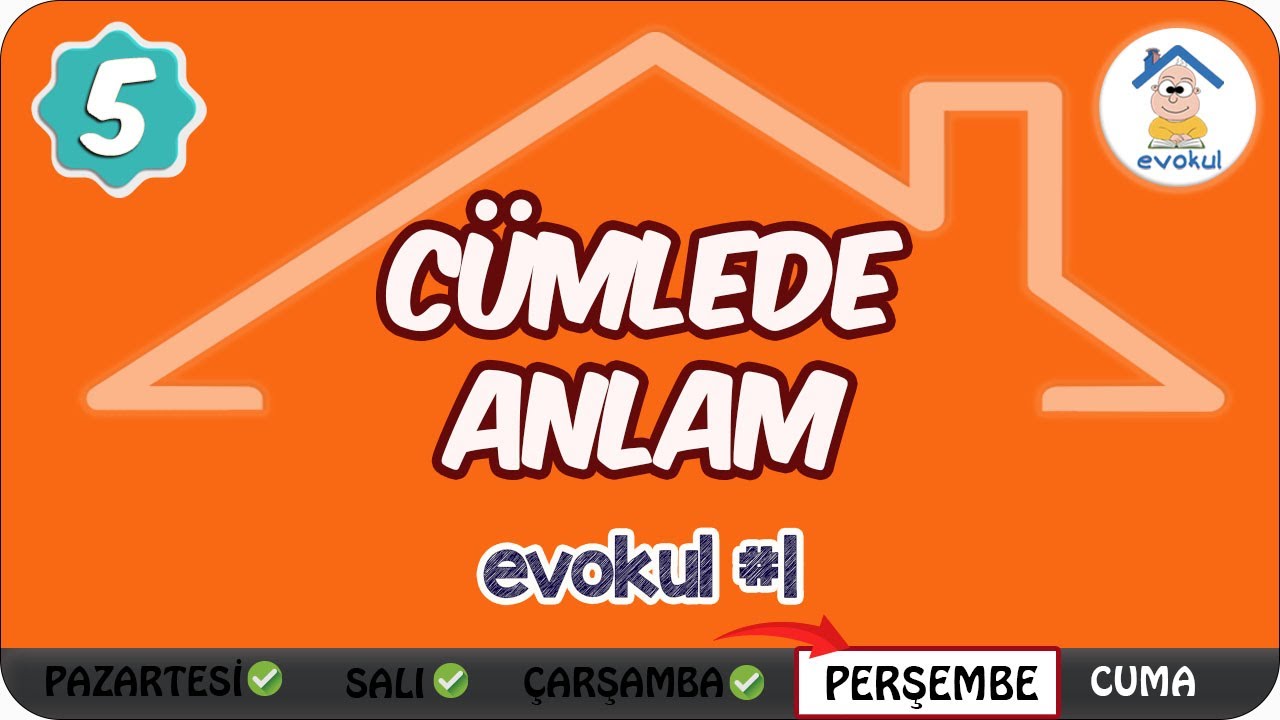 Cümlede Anlam | 5. Sınıf #evokul Kampı