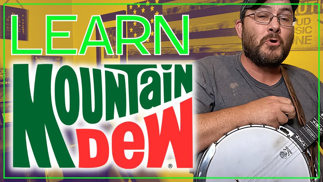 Easy banjo songs for beginners (free tab) (MOUNTAIN DEW)