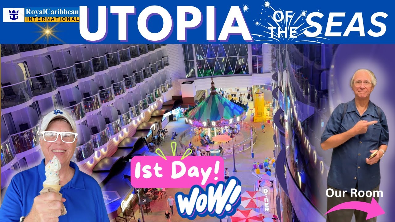 Utopia of the Seas. Day 1. Wow!