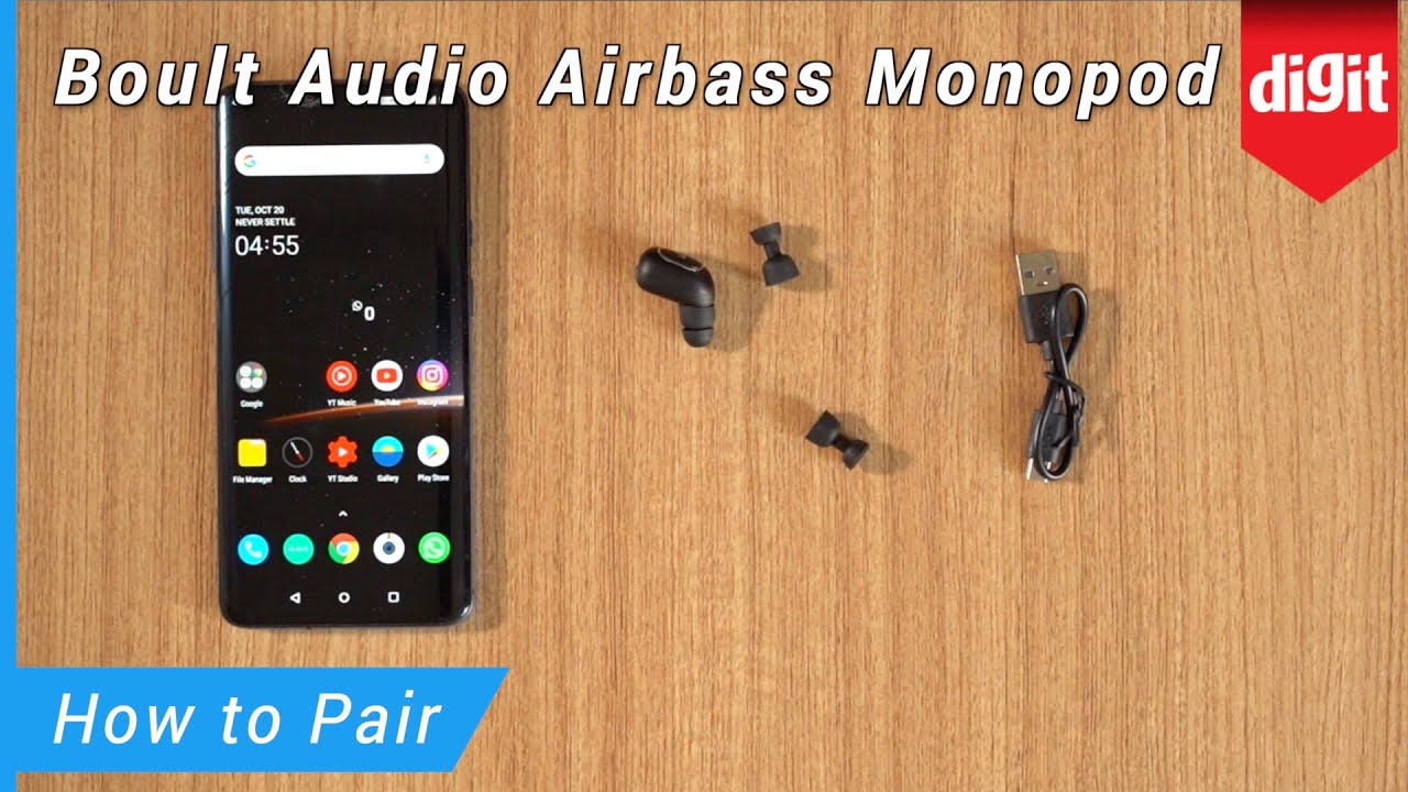 Boult Audio Airbass Monopod - How to Pair