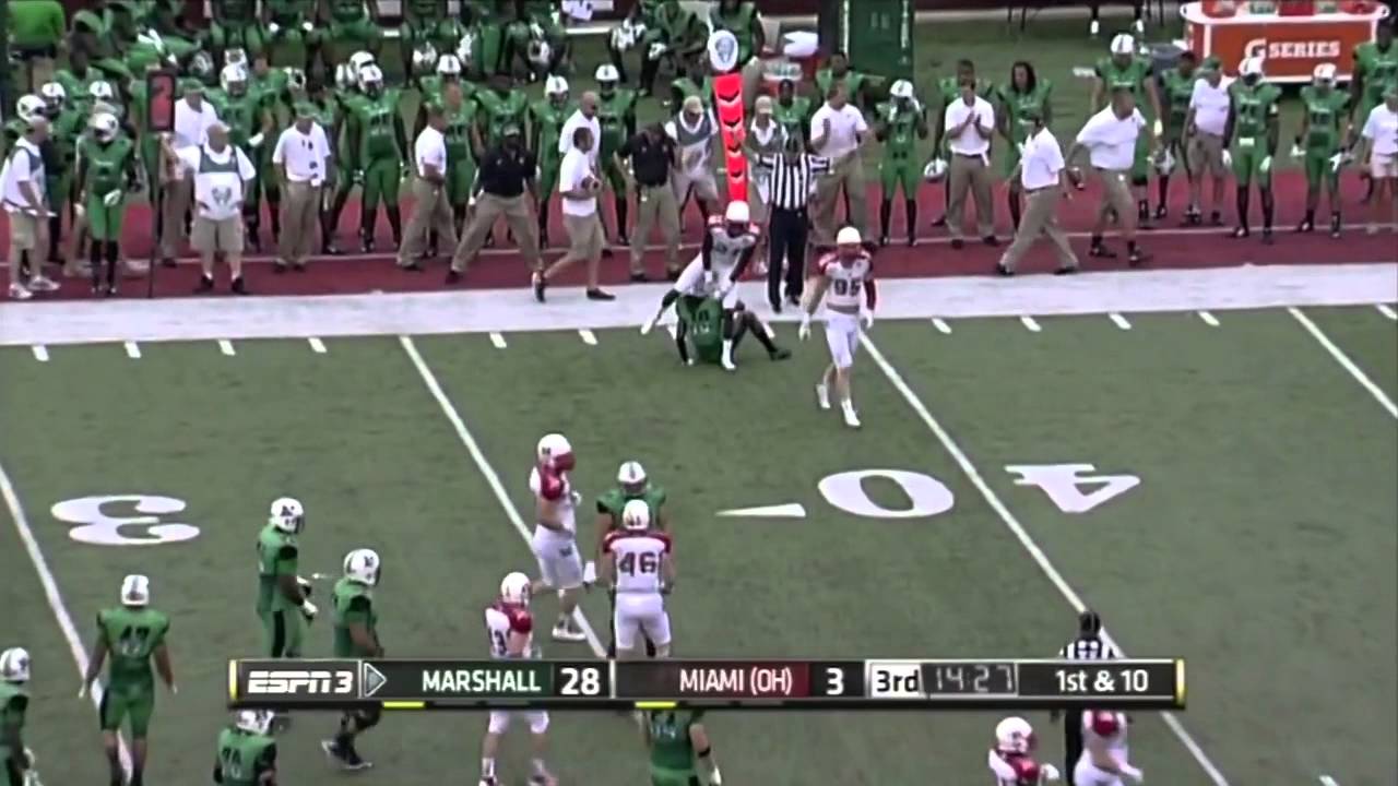 Marshall Highlights vs Miami (OH) Football 2014