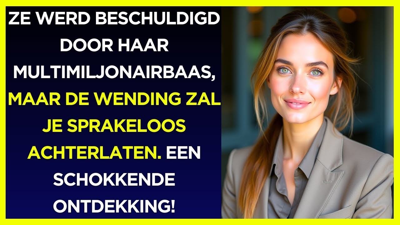 Beschuldigd door haar baas, maar ze ontdekt iets schokkends...waardoor iedereen sprakeloos blijft!