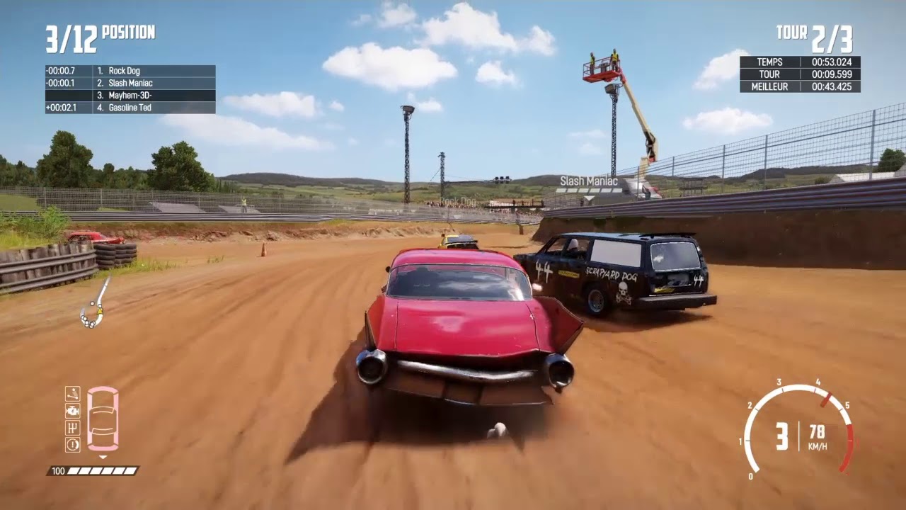 Wreckfest VS FlatOut 4 · Same race !