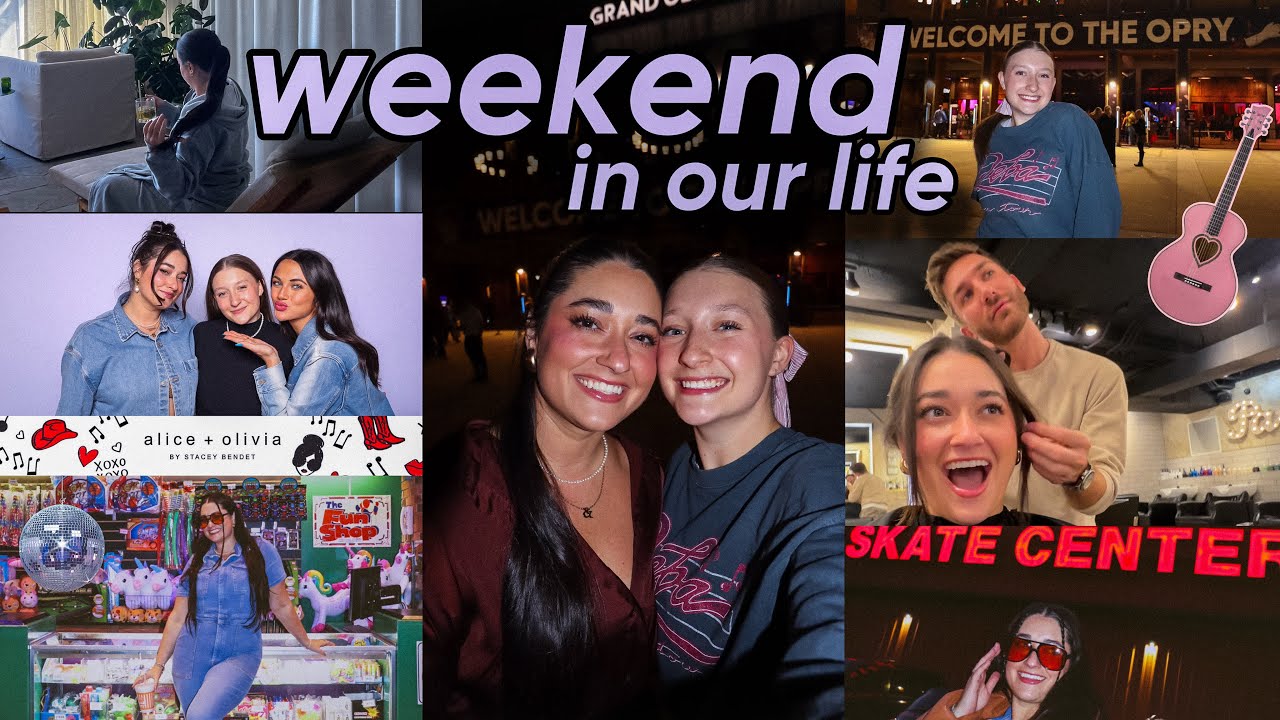 BEST VLOG❤️ surprising AJ with Reba tickets, whataburger disco, Anna in town, and SPA DAY!!!!!