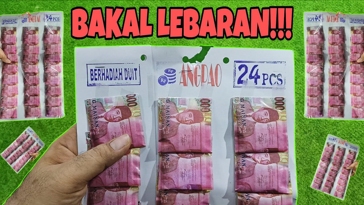 VIRAL!!! BUNGKUSNYA DUIT SERATUS RIBUAN!!! UNBOXING ANGPAO BERHADIAH DUIT THR LEBARAN