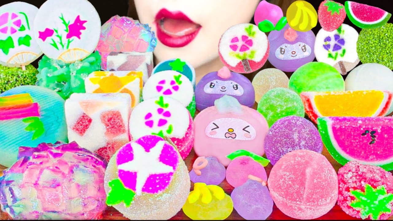 【ASMR】WAGASHI PARTY🌸MUKBANG 먹방 食べる音 EATING SOUNDS NO TALKING