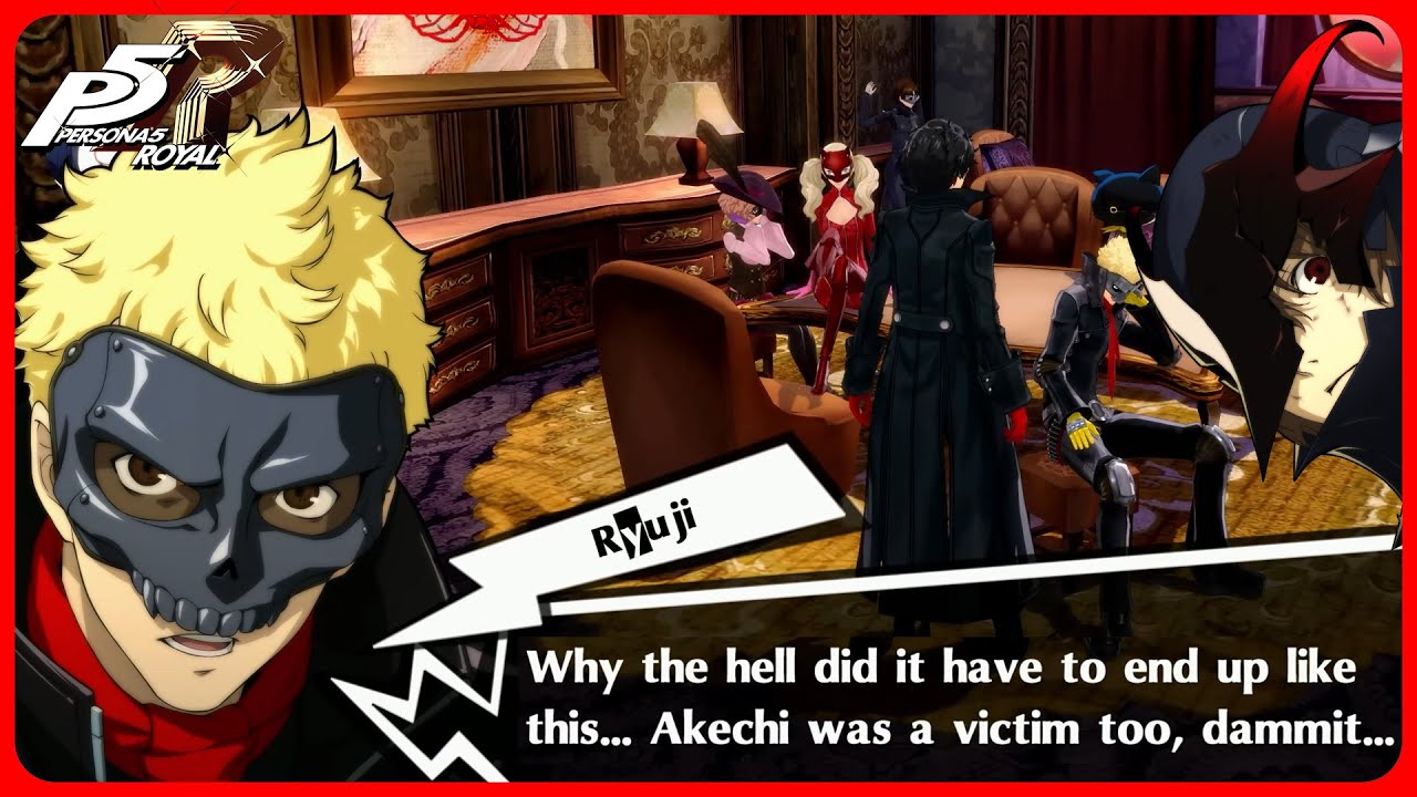 Unused Phantom Thieves mourning Akechi dialogue - Persona 5 Royal
