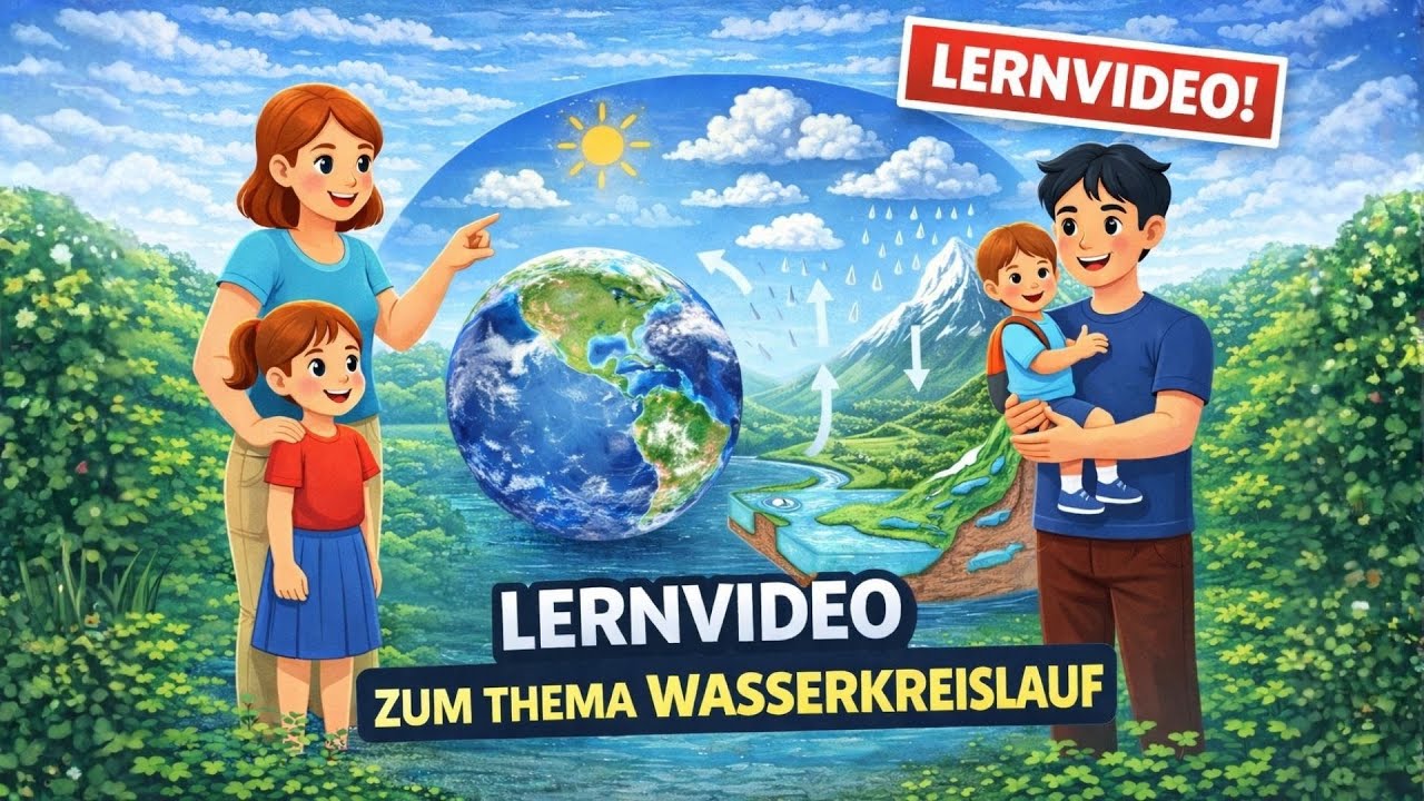 Lernvideo: Wasserkreislauf 💧- HSU Grundschule