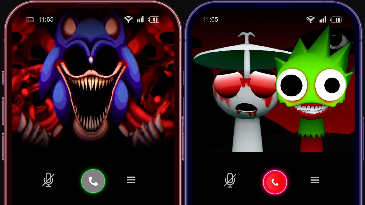 Incredibox Sprunki 3D Call and Scare! Who's Scarier?