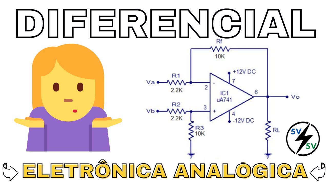 Amplificador Subtrator com Ampop - Exercício
