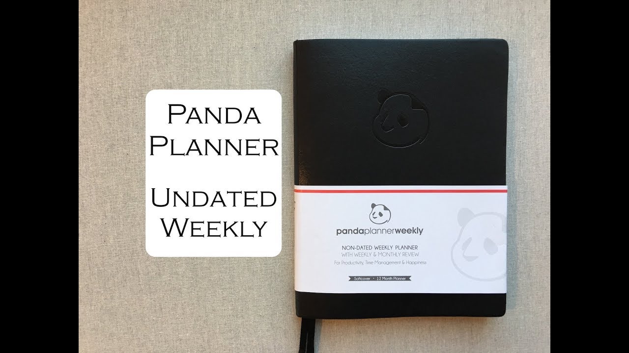 Panda Planner- { Undated Weekly }-Full Walk through!