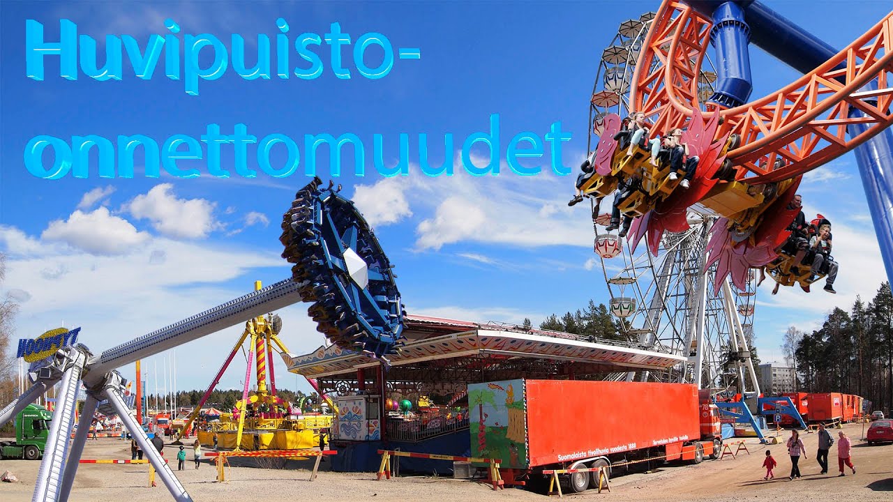 Suomen huvipuisto-onnettomuudet - 10 suomalaista huvipuisto-onnettomuutta.