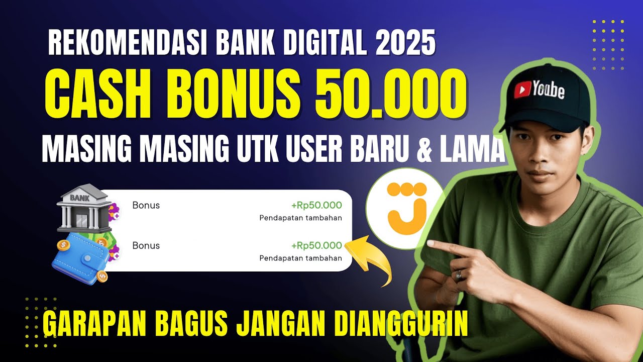 BARU! Buka Rekening Bank Digital Dapat Bonus 50.000 Tanpa Syarat Ribet! Bank Jago