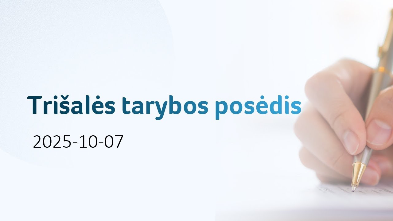 Trišalės tarybos posėdis 2025-10-07