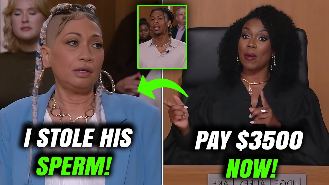 Judge  Lauren Lake  EXPOSES Shocking Sperm Theft After One-Night Stand! - Condom Trap