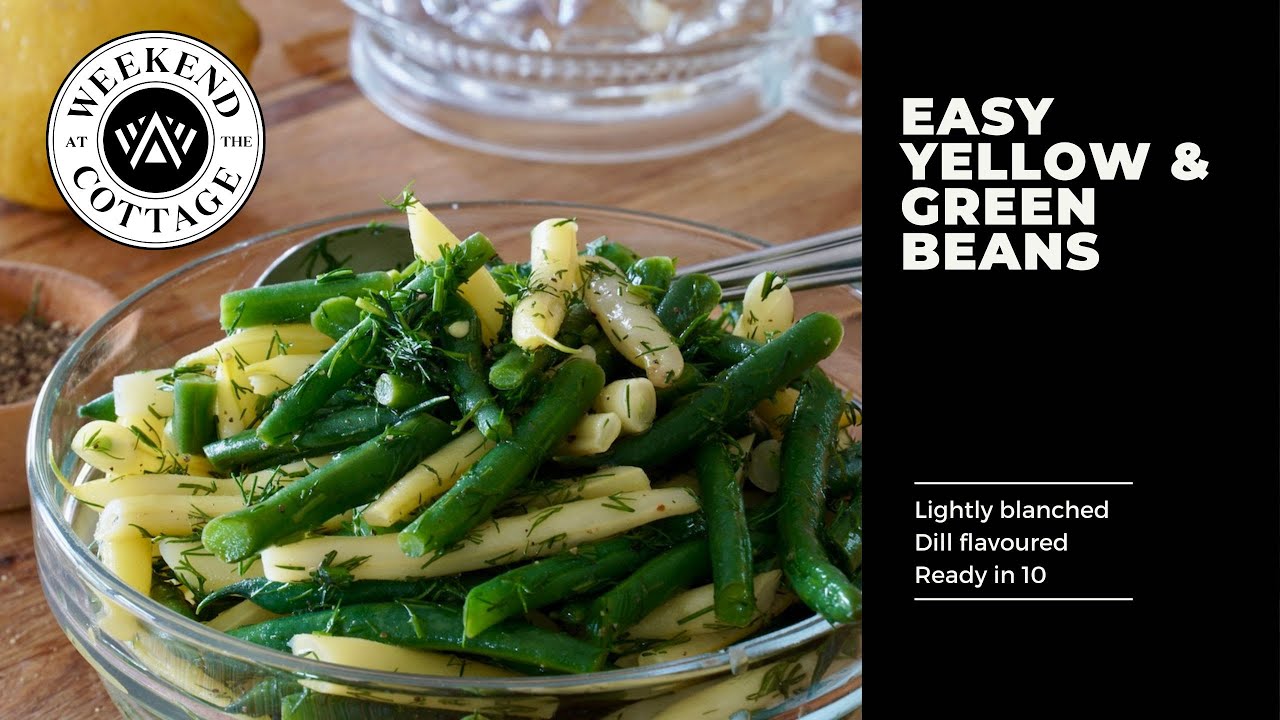 EASY YELLOW AND GREEN BEANS | Ready in record time!