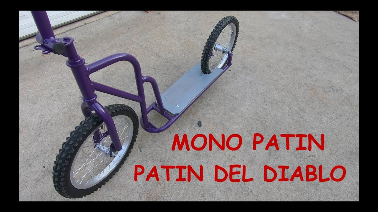 Haciendo un Mono Patin // Patin del Diablo // Patinete // DIY Kick Scooter.