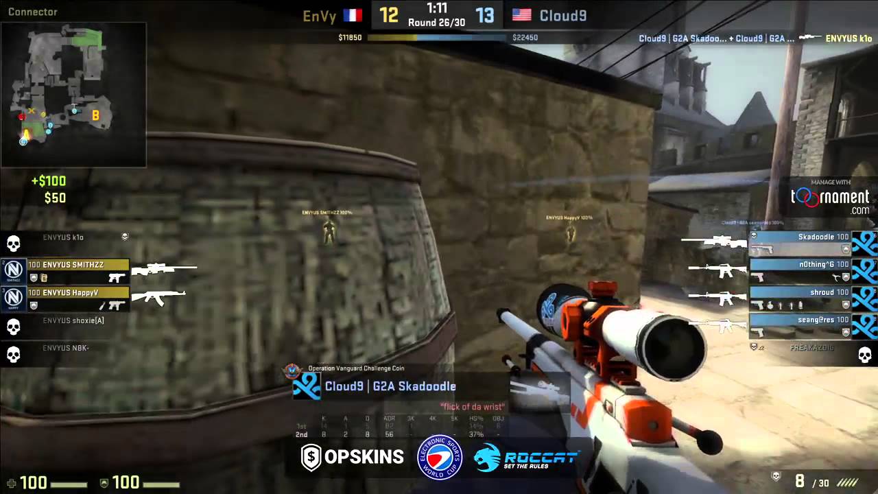 Skadoodle Awp flickshot