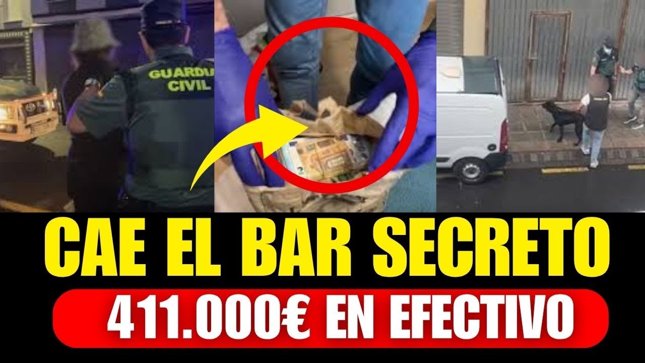 &iexcl;&iexcl;OPERACI&Oacute;N HIST&Oacute;RICA!! Desmantelado Bar en GALLARTA con 3 DETENIDOS y 411 000&euro; Incautados