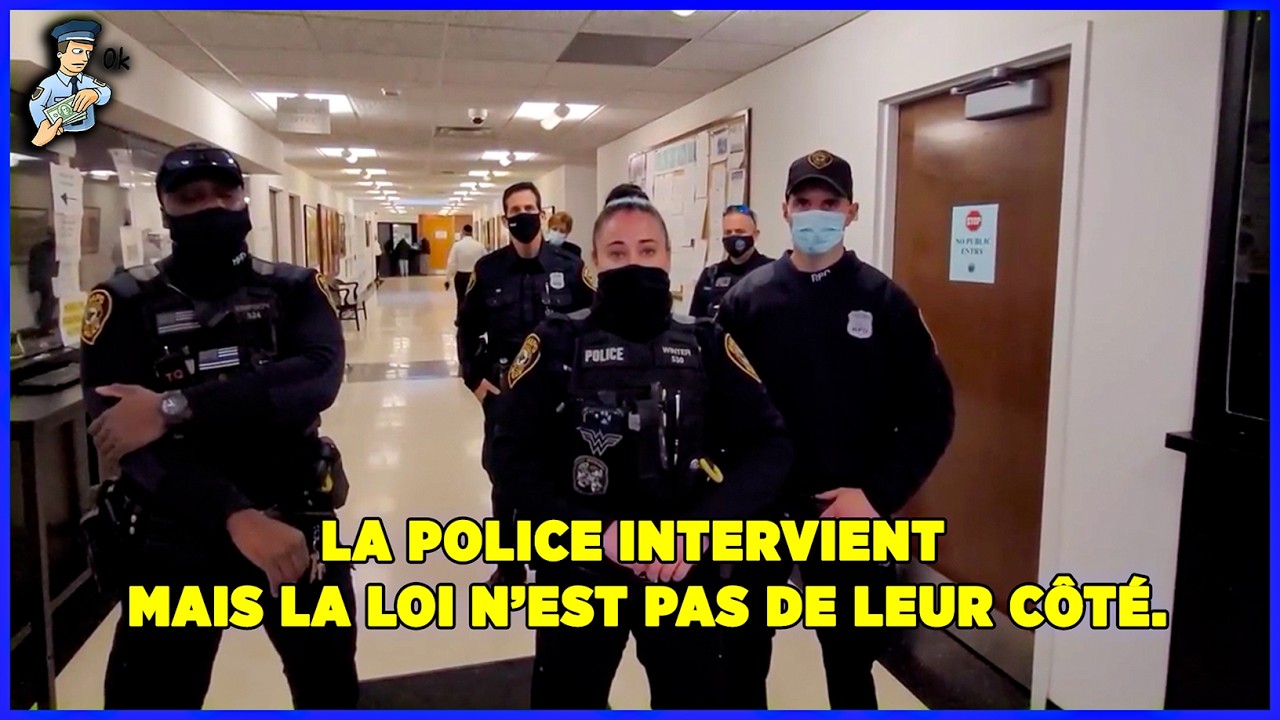 Police américaine - Filmer l’hôtel de ville… encerclé par huit policiers armés !