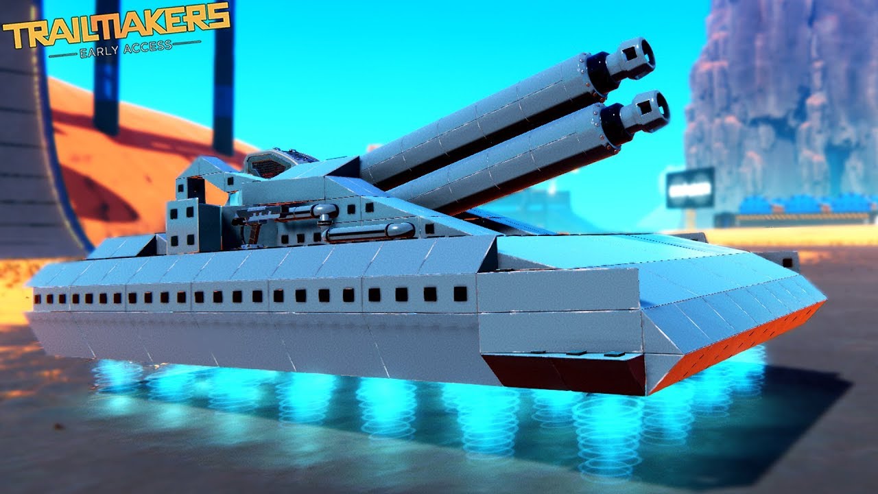 Double Barrel Hover Tank is the Future We Deserve! - Trailmakers Early Access Gameplay