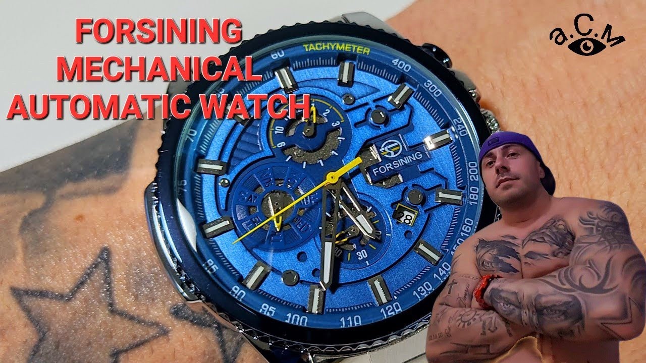 МЕХАНИЧЕН АВТОМАТИЧЕН ЧАСОВНИК FORSINING MECHANICAL AUTOMATIC WATCH    а.С.м