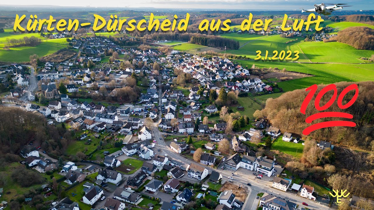 Kürten-Dürscheid - mit der Drohne von oben - Jubiläums-Video 