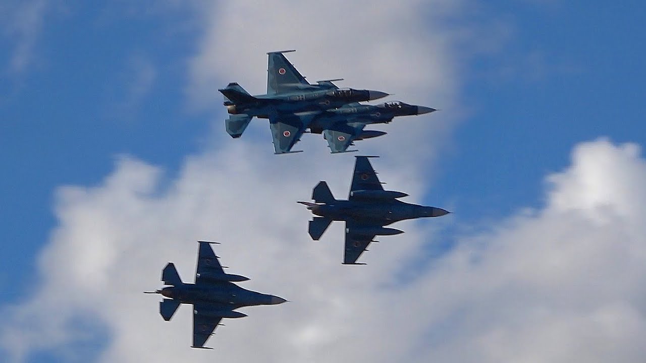 【百里基地航空祭2024】F-2戦闘機によるAGG(空対地射爆撃)