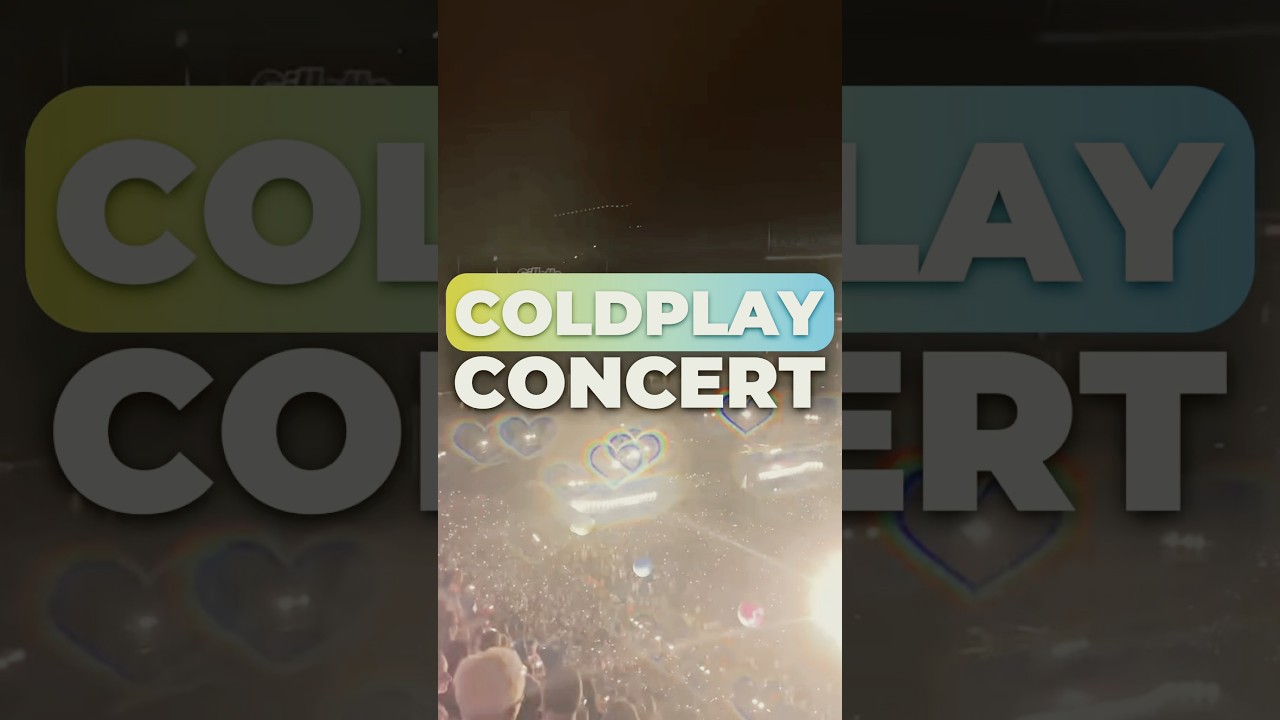 Atmosphere on the concert of Coldplay | Work & Travel USA