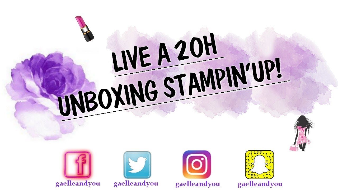 Unboxing Stampin'up En Live 😉😉😉